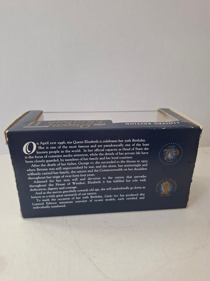 Lledo “Queen Elizabeth II 70th Birthday” Limited Edition #5647 – 1:43 Scale Die-Cast Souvenir – Boxed