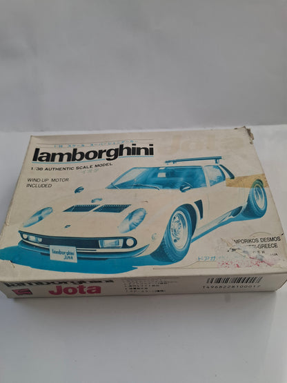 Lamborghini Jota 1/38 Scale Plastic Model Kit – Complete and Sealed
