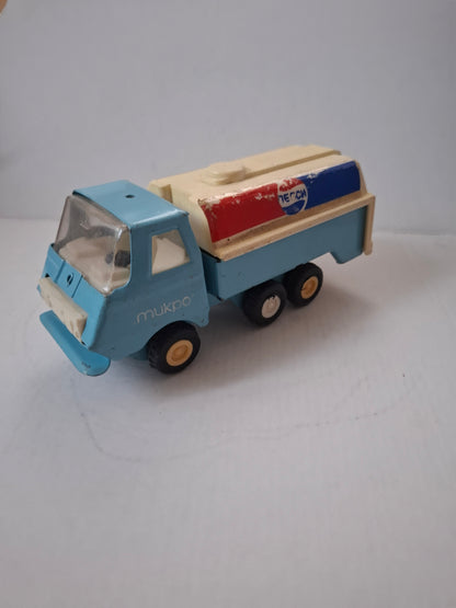 Rare Collectable Tiny Tonka blue tanker truck Pepsi : made in Bulgaria - from the 90s