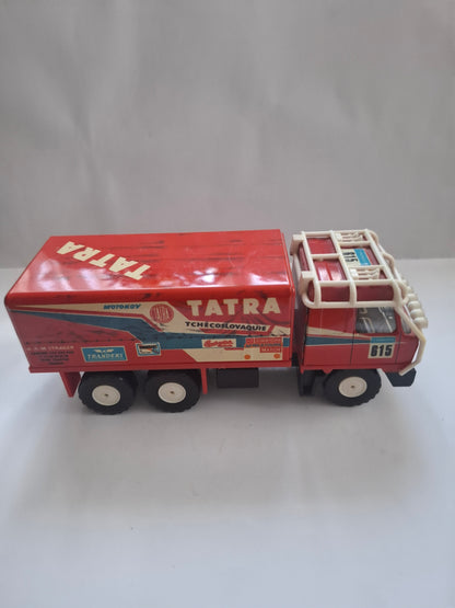 Vintage KDN Tatra T815 6x6 Paris-Dakar 1988 Rally Truck – 1:43 Scale | Pressed Steel MAM Strager Trappes No. 615