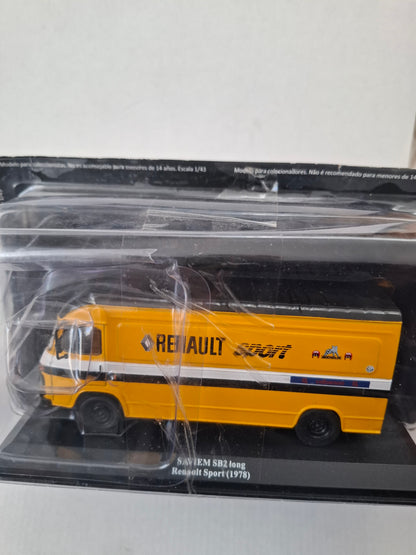 Saviem SB2 Long Renault Sport 1978 – 1:43 Die-Cast Model by Altaya/IXO – Sealed in Blister