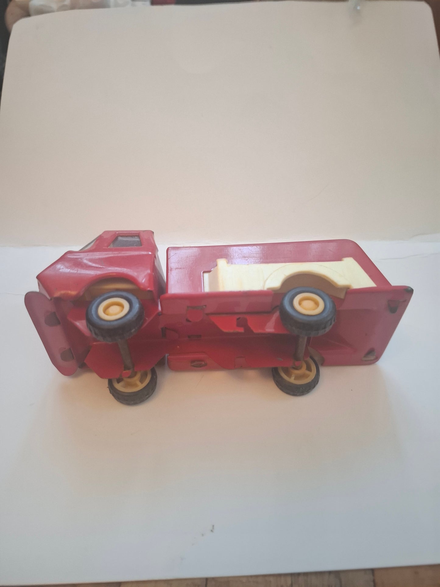 Collectible Vintage Tin Toy: Bulgarian Tiny Tonka Firetruck from the 70s-80s - Tonka Truck Vibes (Copy)