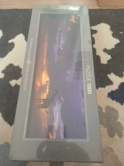 Heye Panorama Puzzle 1000 pcs – “Sunset” by Marsel van Oosten – Alexander von Humboldt Collection (2012) – Sealed
