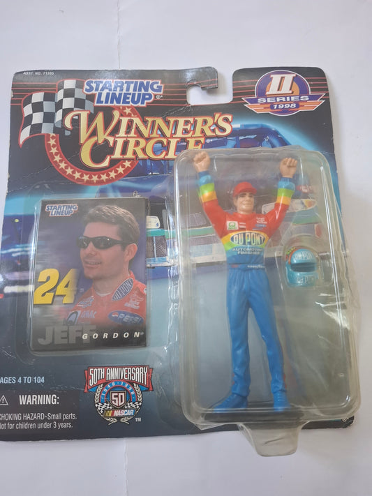 Kenner Nascar  Winners Circle Starting Lineup Jeff Gordon Auction Figure - Series 2 - 1998