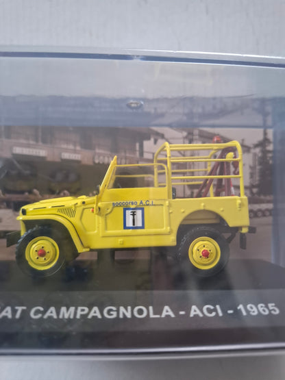 Eaglemoss 1:43 Fiat Campagnola ACI 1965 – Die-Cast Model – Factory Sealed