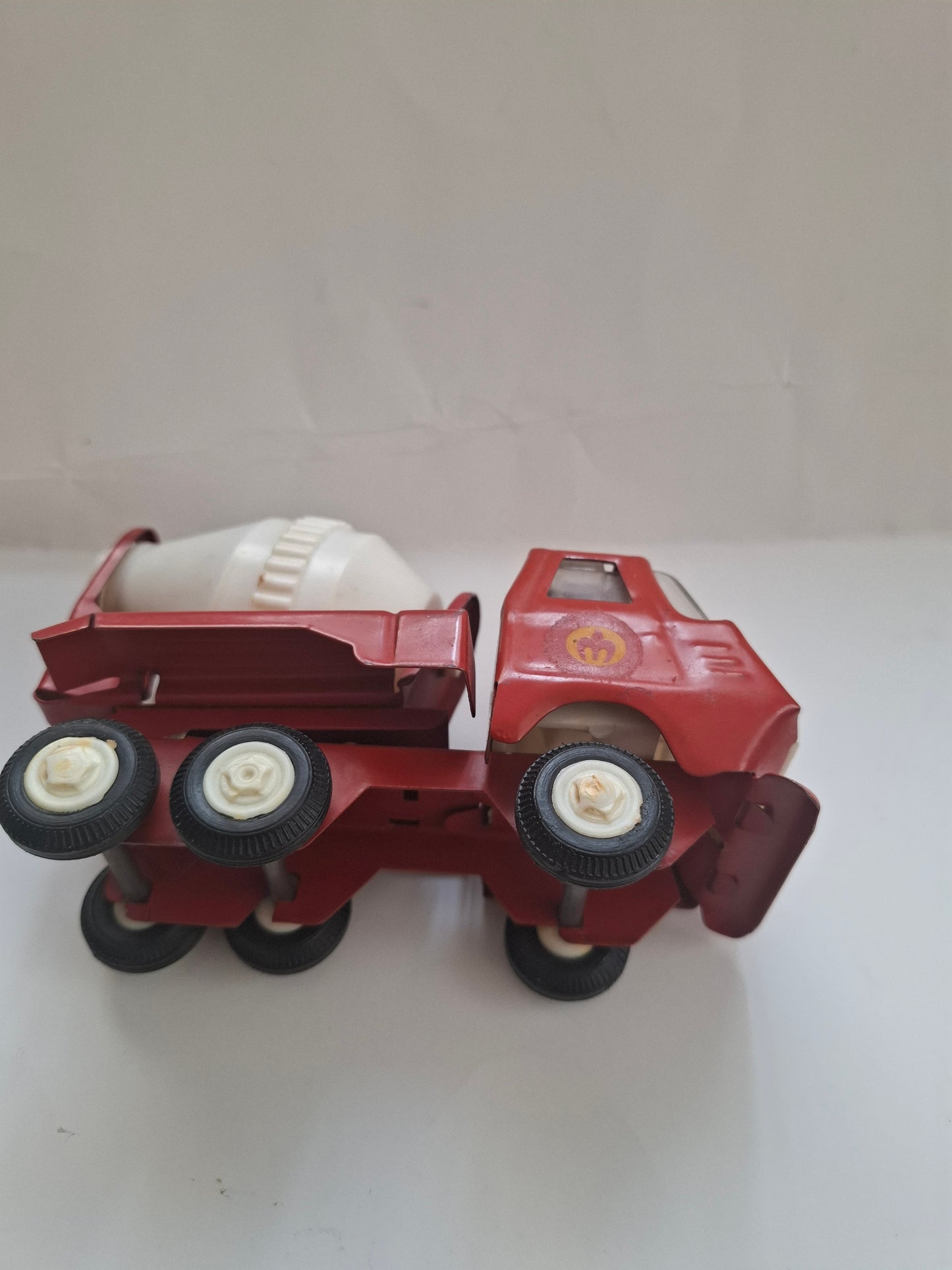 Collectible Vintage Tin Toy: Bulgarian Cement Truck from the 60s-70s - Tonka Truck Vibes