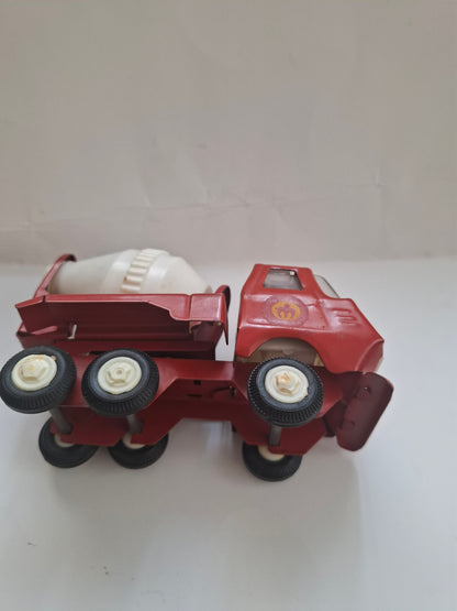 Collectible Vintage Tin Toy: Bulgarian Cement Truck from the 60s-70s - Tonka Truck Vibes