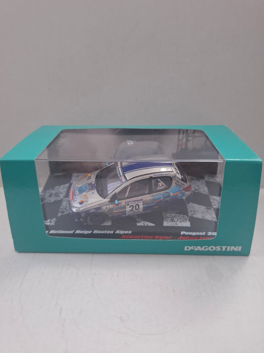 DeAgostini rally cars Rallye National Neige Hautes Alpes 1:43 Peugeot 206 XC WRC