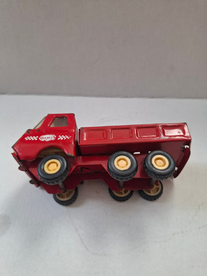 Collectible VintageTin Toy: Bulgarian Blue delivery Truck from the 70s-80s - Tonka Truck Vibes