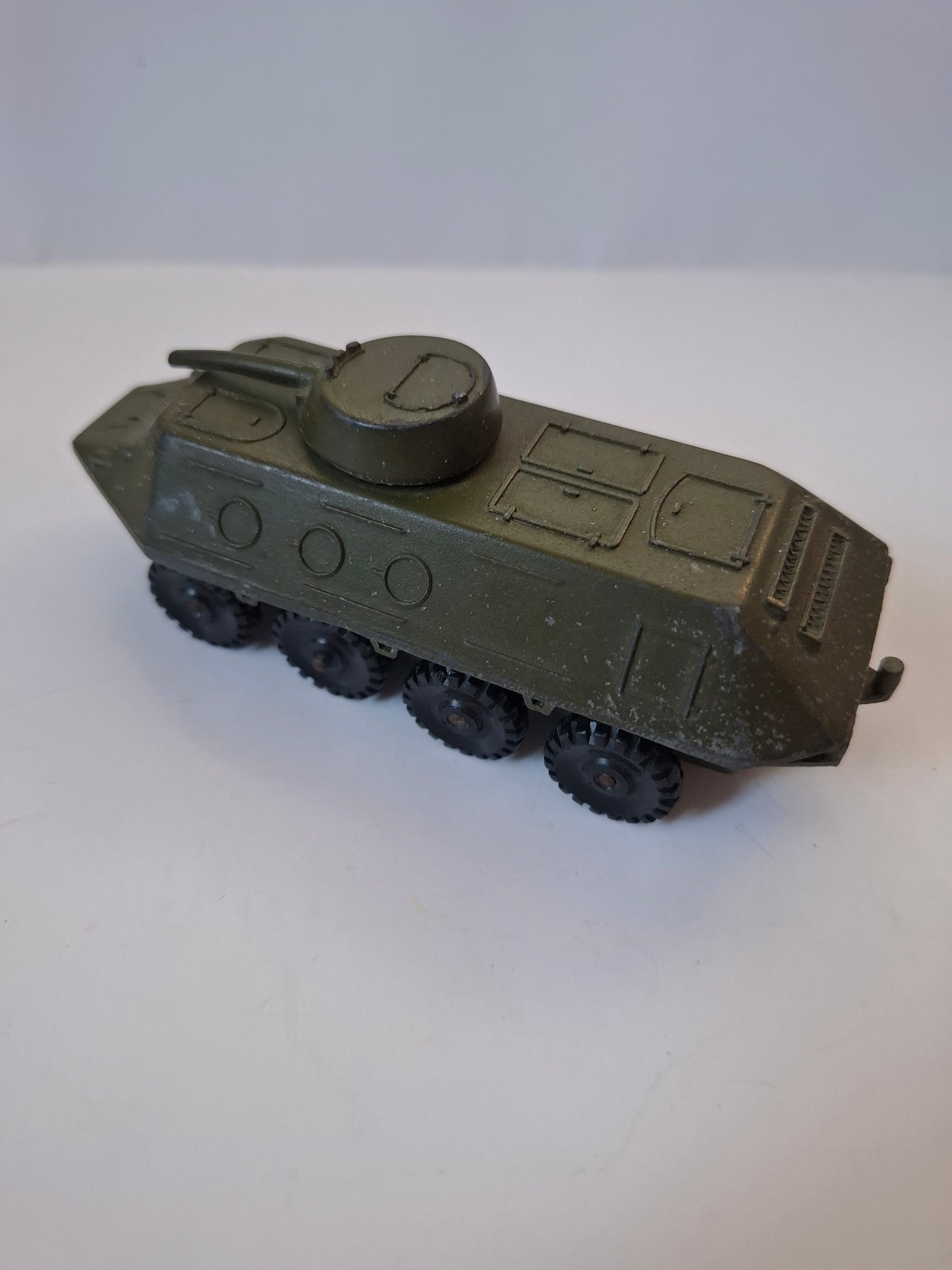 Vintage Diecast USSR Army Military Cast Metal Toy 1:72 armored personnel carrier