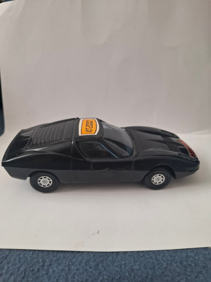 RARE 1980s Polistil Lamborghini Miura "Knight Rider / KITT 2000" 1:23 Scale Model – Made in Greece, No Box