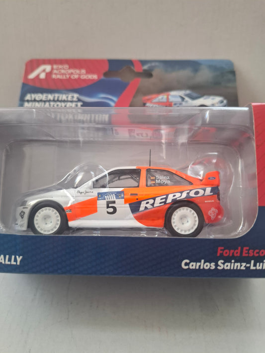 1:43 Scale Model – 1997 Acropolis Rally Ford Escort WRC – Carlos Sainz / Luis Moya