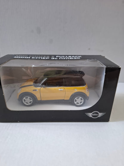 BMW Mini Cooper S EAC Brand 1:36 Scale Pullback Press Promo Car – Maisto – Used Like New, Collector’s Item