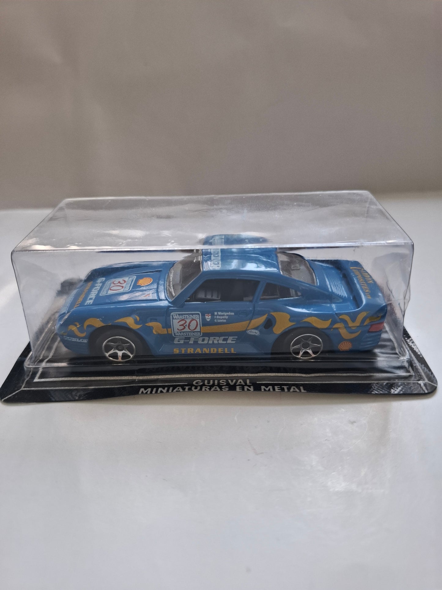 Vintage Guisval Porsche 959 #30 – 1:43 Diecast Model “G-FORCE/STRANDELL” Racing Livery (Sealed)