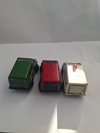Tonka Mites Set of 3 – Vintage Diecast Toy Cars –Made in Bulgaria