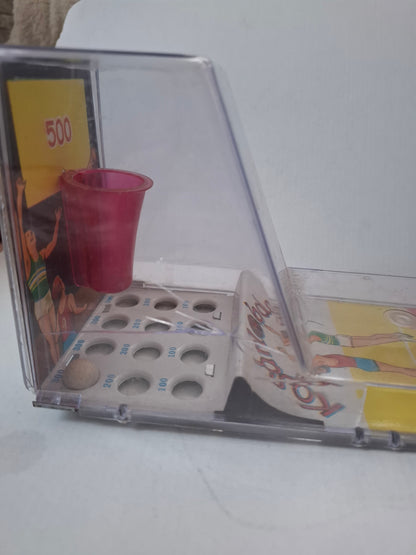 Vintage Hungarian Basketball Game – “Kosárlabda Játék” by EFILM Lemez – Retro Mechanical Toy