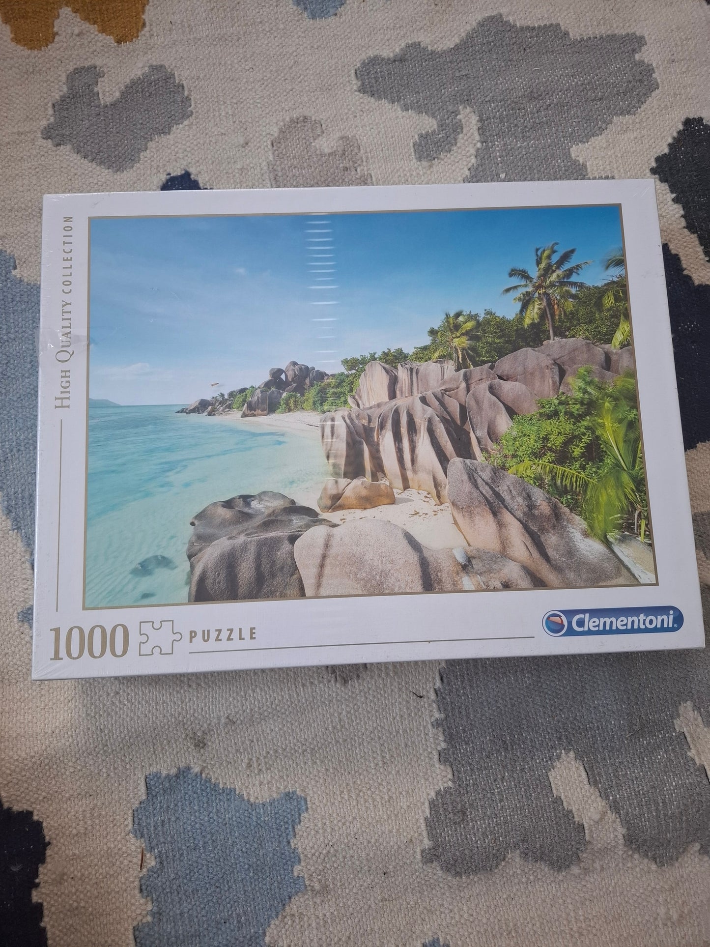 Clementoni Puzzle 1000 pcs – Paradise Beach Tropical Seychelles Scene – High Quality Collection – New Sealed (2018)
