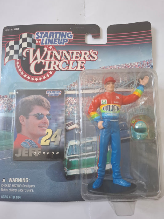 Vintage 1997 Jeff Gordon NASCAR Action Figure – Kenner Winner’s Circle, New in Package