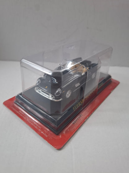 1:43 Ferrari 250 GT California Die-Cast Model IXO/Altaya – Black/Beige Seats – New Sealed