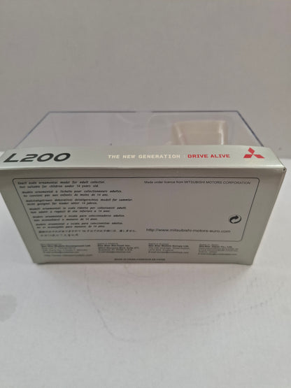 Mitsubishi L200 1:43 Diecast Dealer Model – Black Mica / Grey Mica / Silver Metallic – Like New