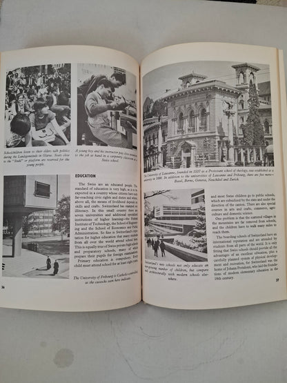 Switzerland in Pictures – Visual Geography Series (1979, Sterling) Vintage Hardcover