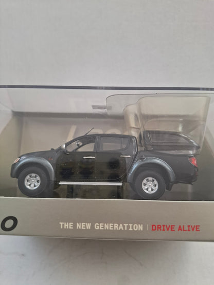 Mitsubishi L200 1:43 Diecast Dealer Model – Black Mica / Grey Mica / Silver Metallic – Like New
