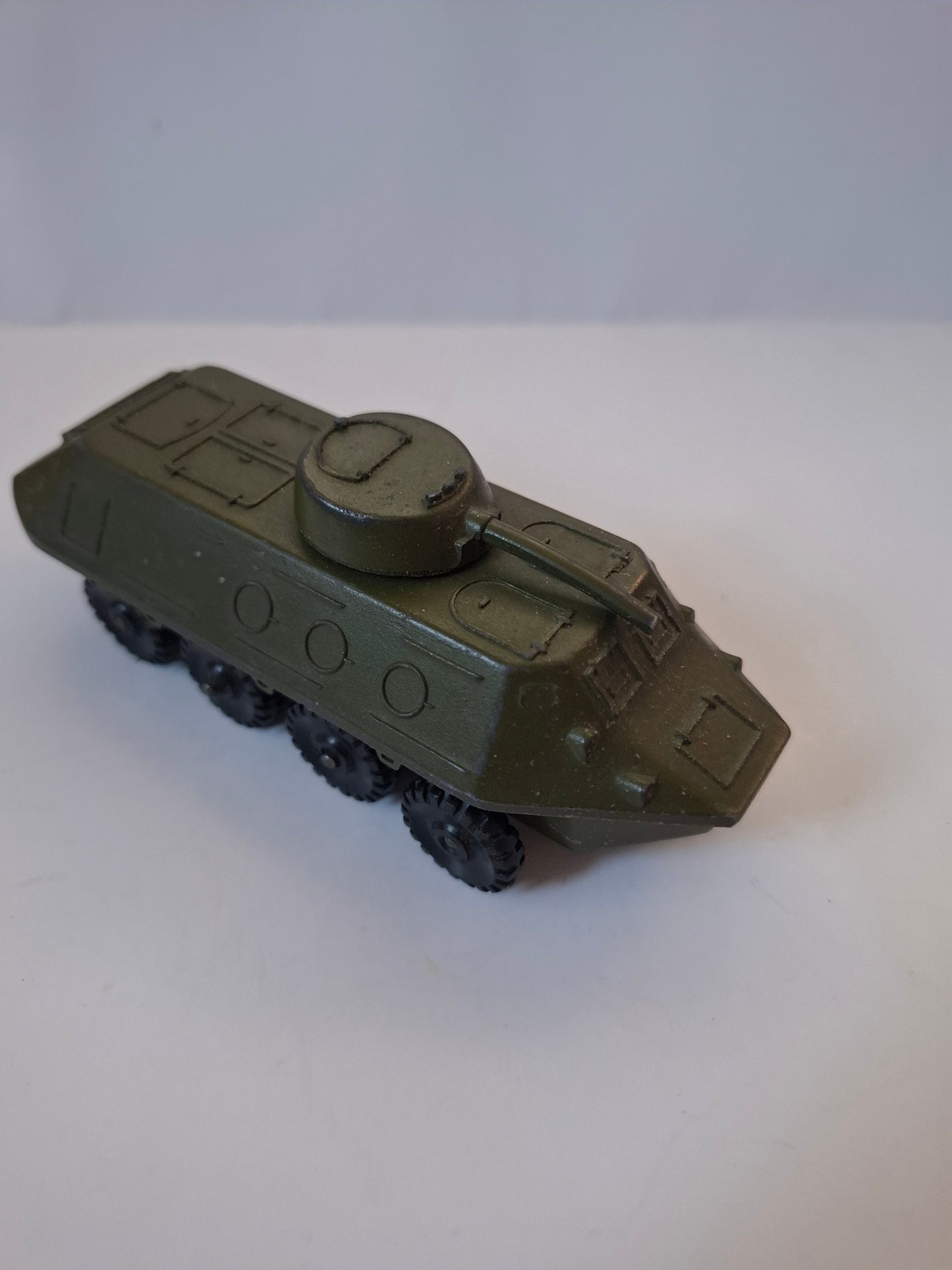 Vintage Diecast USSR Army Military Cast Metal Toy 1:72 armored personnel carrier