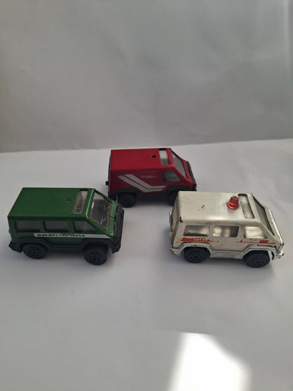Tonka Mites Set of 3 – Vintage Diecast Toy Cars –Made in Bulgaria