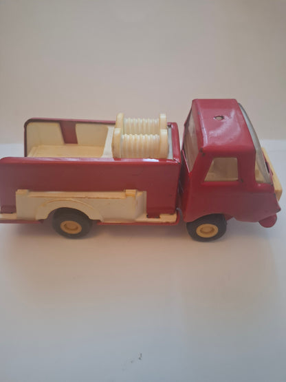 Collectible Vintage Tin Toy: Bulgarian Tiny Tonka Firetruck from the 70s-80s - Tonka Truck Vibes (Copy)