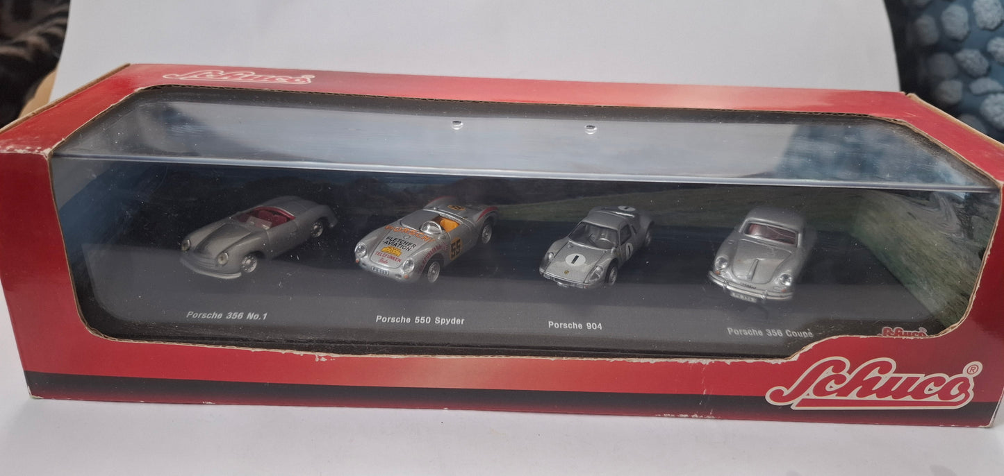 Schuco Collectors Model Cars  1:72 set of 4 small cars