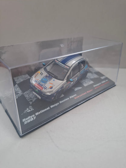 DeAgostini rally cars Rallye National Neige Hautes Alpes 1:43 Peugeot 206 XC WRC