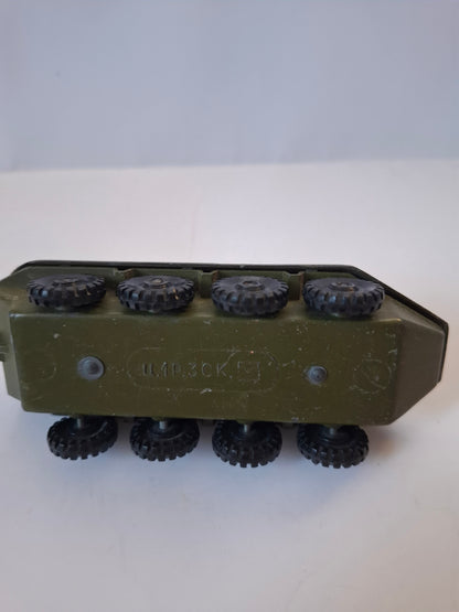 Vintage Diecast USSR Army Military Cast Metal Toy 1:72 armored personnel carrier