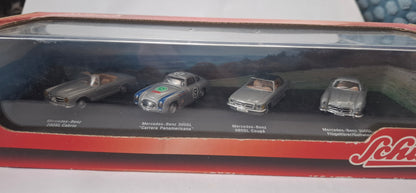 Schuco Collectors Model Cars  1:72 set of 4 small cars