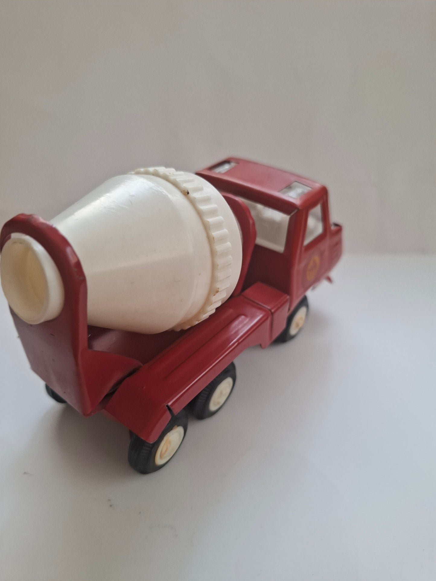 Collectible Vintage Tin Toy: Bulgarian Cement Truck from the 60s-70s - Tonka Truck Vibes