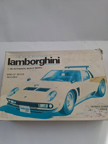 Lamborghini Jota 1/38 Scale Plastic Model Kit – Complete and Sealed