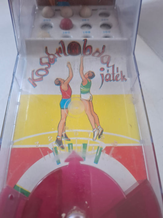 Vintage Hungarian Basketball Game – “Kosárlabda Játék” by EFILM Lemez – Retro Mechanical Toy