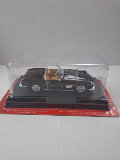 1:43 Ferrari 250 GT California Die-Cast Model IXO/Altaya – Black/Beige Seats – New Sealed
