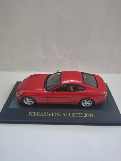 Hot Wheels / IXO Ferrari 612 Scaglietti "2004" – Red – 1:43 Scale