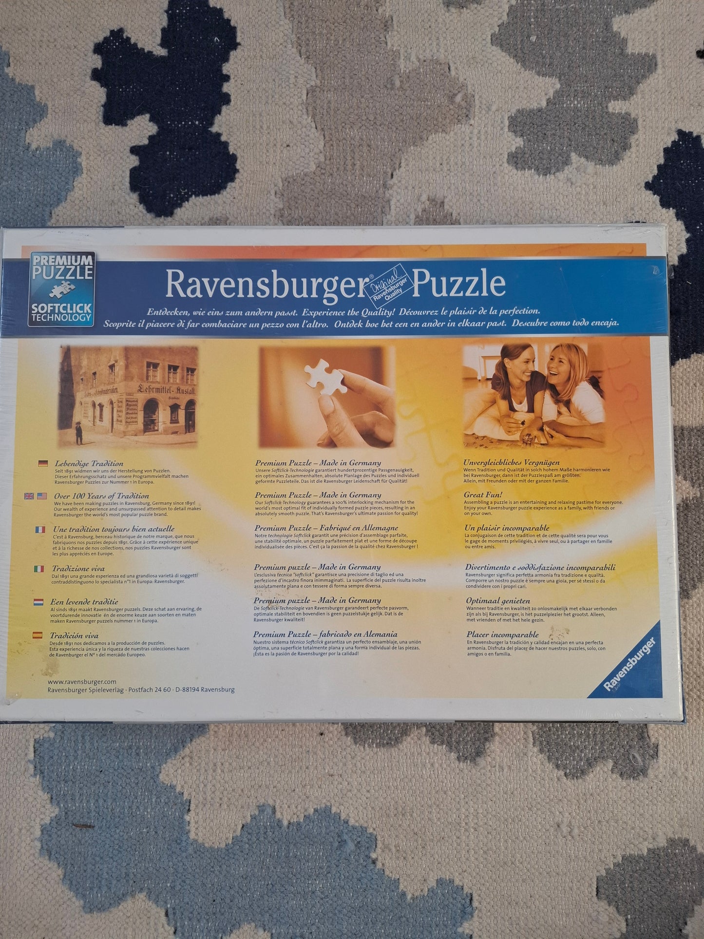 Ravensburger Puzzle 1000 pcs – Mosaic Route 66 (2012) – Sealed, Cartoon Styl