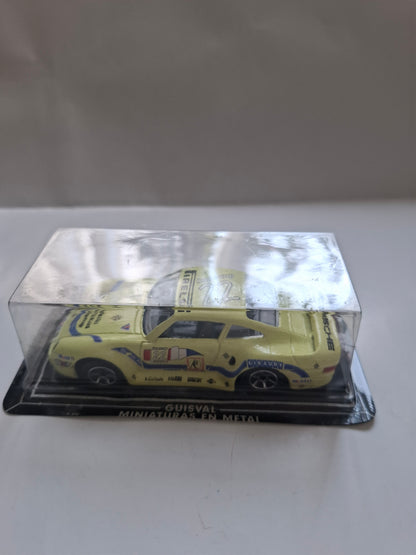 Vintage Guisval Porsche 959 #22 – 1:43 Beige Diecast Model with Original Box (Aged Paint)