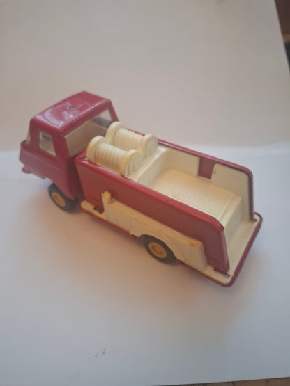 Collectible Vintage Tin Toy: Bulgarian Tiny Tonka Firetruck from the 70s-80s - Tonka Truck Vibes (Copy)