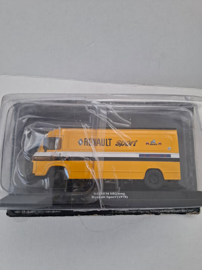 Saviem SB2 Long Renault Sport 1978 – 1:43 Die-Cast Model by Altaya/IXO – Sealed in Blister
