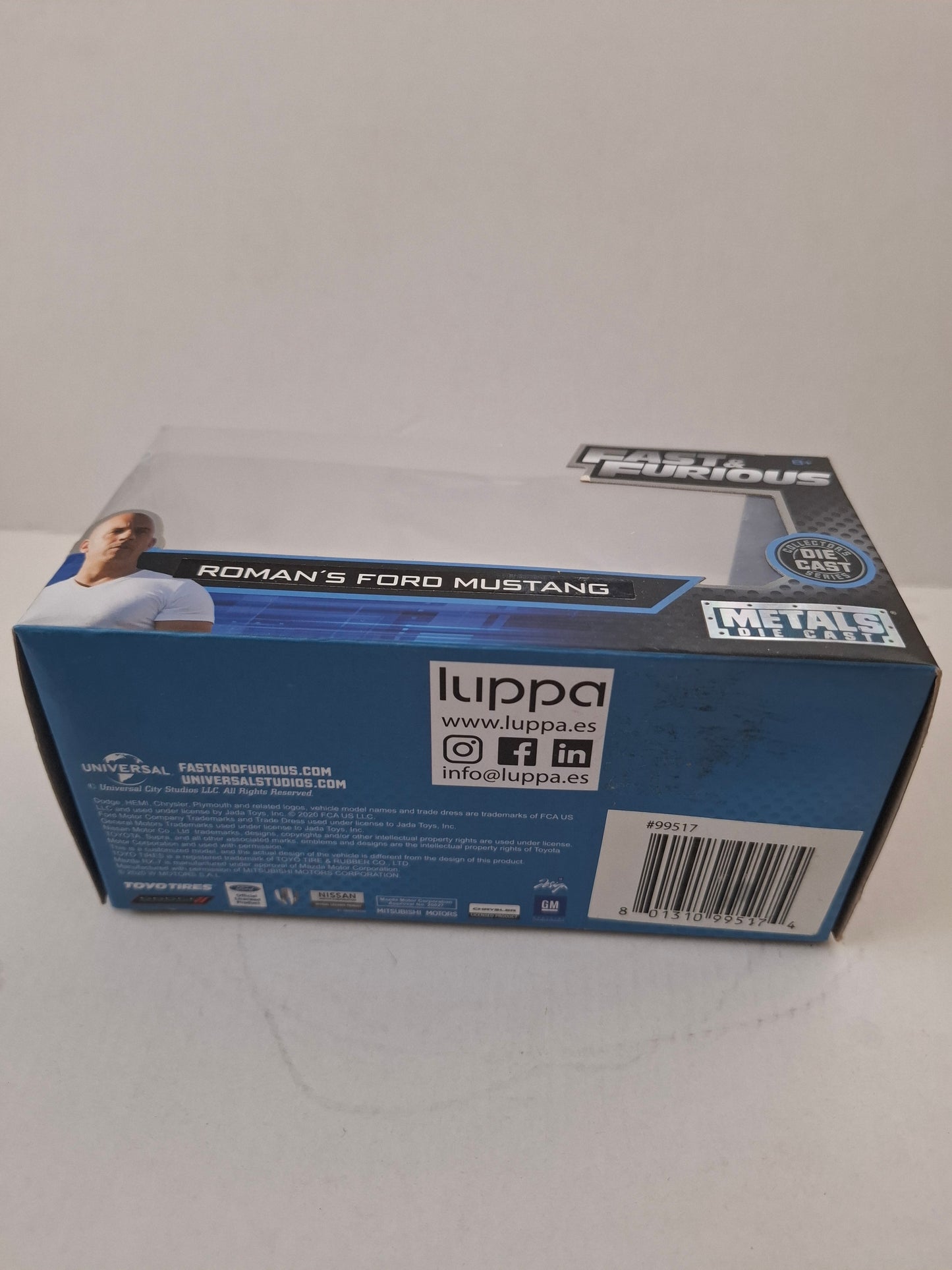 Jada Toys Fast & Furious – Roman’s 1969 Ford Mustang Mk1 – 1:32 Scale Die-Cast Car- Sealed