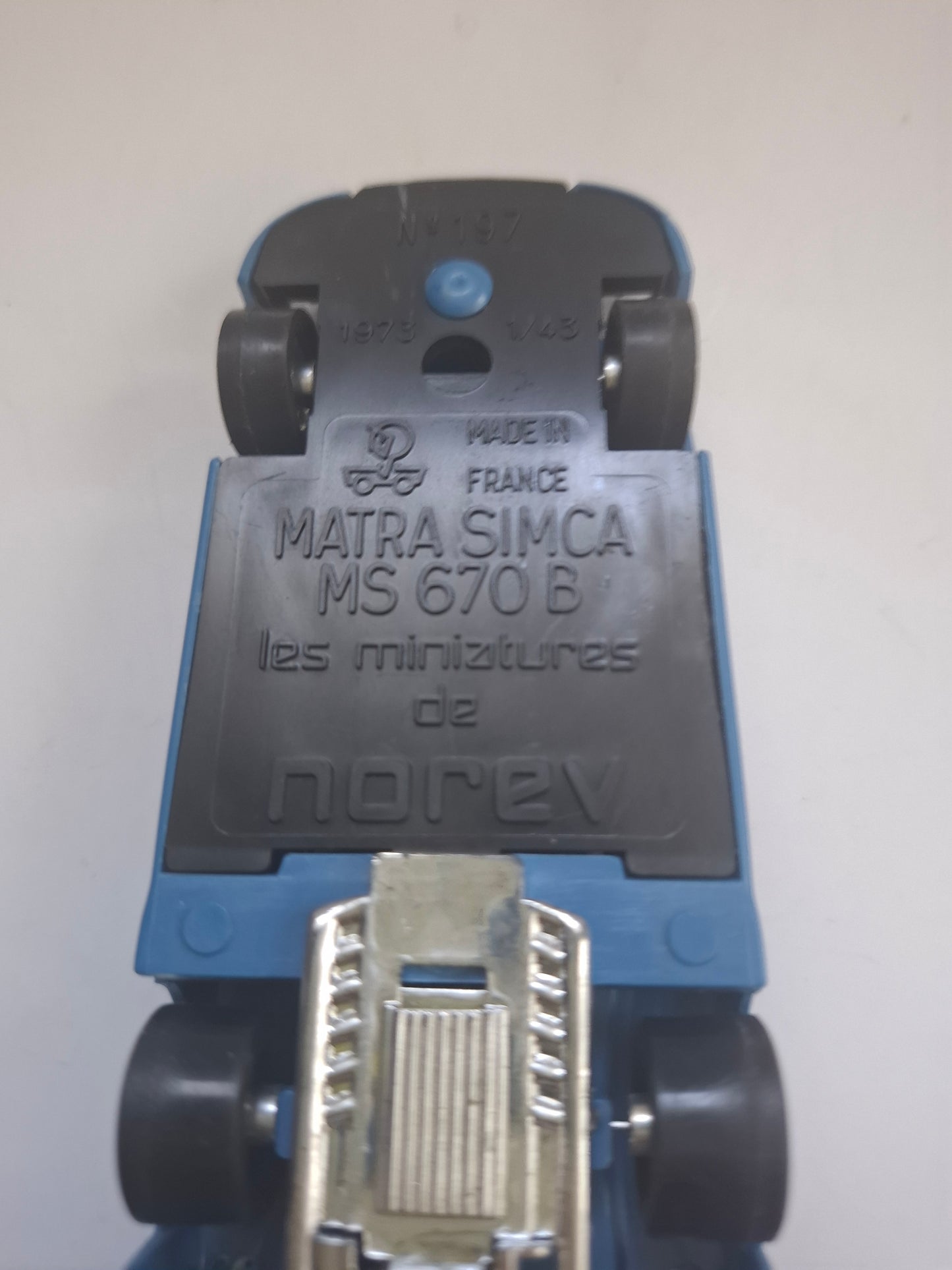 NOREV MATRA SIMCA JET-CAR 1/43 MS670B  Made in France 1973 #5